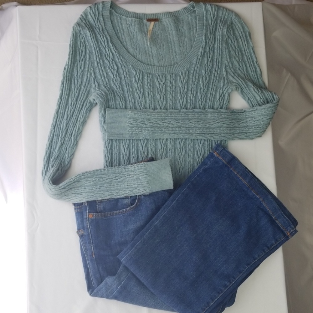Free people,  Forever 21 high waisted bell bottom